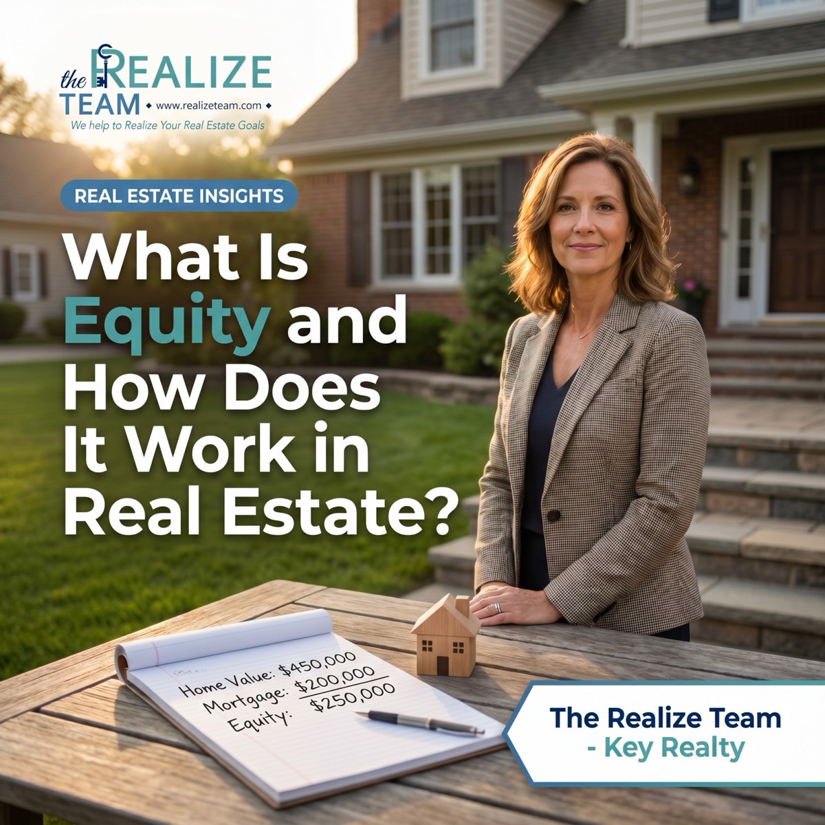 Homeowner reviewing home equity and property value in Summit County Ohio