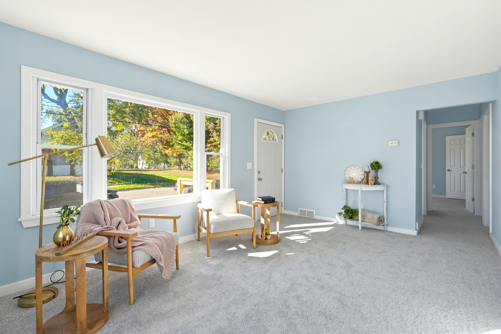 Living room toward the hallway